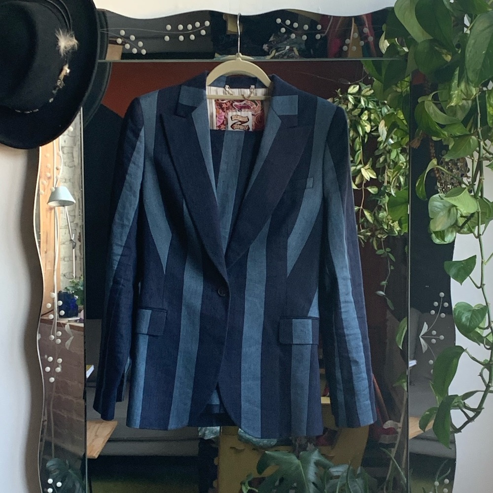 Zendaya x Tommy Size 6 Denim Blazer